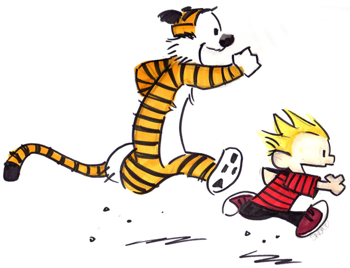 Calvin and hobbes by savvy weasley